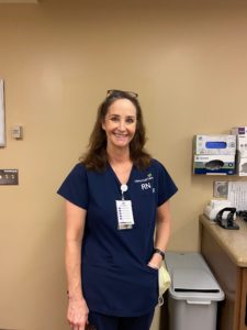 Saddleback Nursing student Karen Mooney